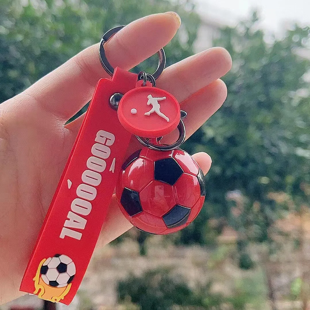 

2022 World Trend Soccer Fan Key Chain Manchester United Barcelona Real Madrid Soccer Fashion Accessories Birthday Party Gifts
