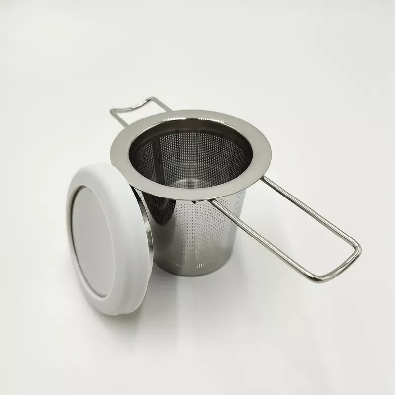304 Tea Strainer Leak with Cover Filter Stainless Steel Teapot Leak Filter Fine Mesh Coffee Infuser Reusable Tea Infuser Teaware
304 Tea Strainer Leak with Cover Filter Stainless Steel Teapot Leak Filter Fine Mesh Coffee Infuser Reusable Tea Infuser Teaware