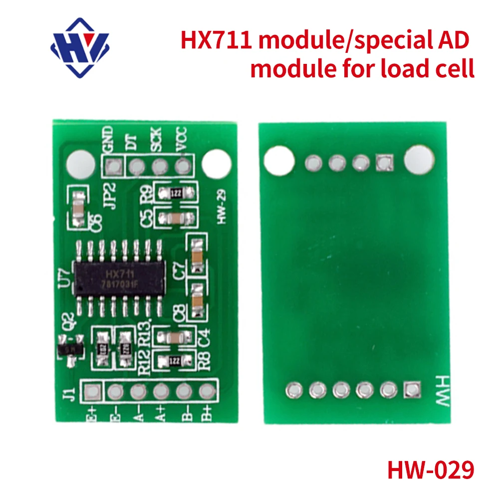 HX711 module special AD module for weighing sensor SCM pressure sensor electronic module
HX711 module special AD module for weighing sensor SCM pressure sensor electronic module