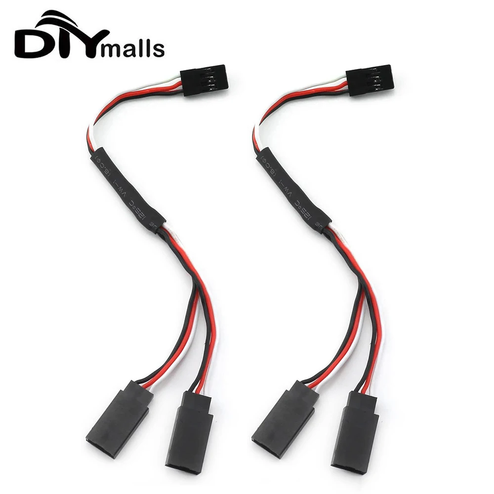 2PCS 150mm Y Style JR Cable 1 Male to 2 Female Cable Splitter Y Harness Cables Servo Extension Lead Wire for RC Car Helicopter
2PCS 150mm Y Style JR Cable 1 Male to 2 Female Cable Splitter Y Harness Cables Servo Extension Lead Wire for RC Car Helicopter