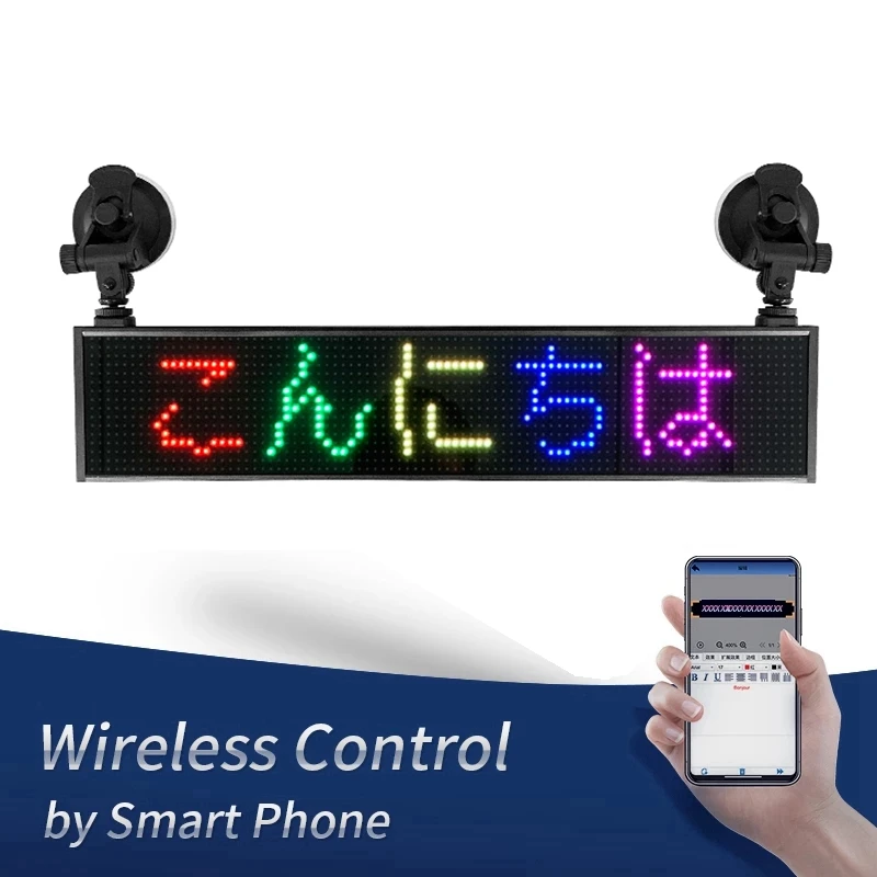 P5 98 см беспроводная WIFI программируемая прокрутка светодиодная вывеска