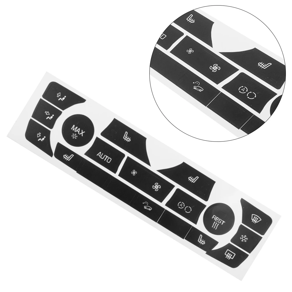 AC Climate Control Button Knob Sticker Repair Kit For BMW E90 E91 E92 06-11 Pair Kit For BMW E90 E91 E92 06-11
AC Climate Control Button Knob Sticker Repair Kit For BMW E90 E91 E92 06-11 Pair Kit For BMW E90 E91 E92 06-11