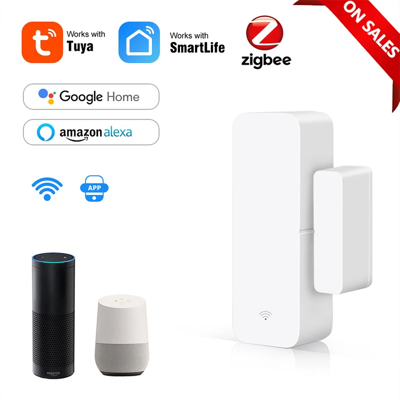 Tuya Zigbee Door Sensor Door Open Closed Detectors App Notification Alert Security Alarm Compatible With Alexa Google Home White
Tuya Zigbee Door Sensor Door Open Closed Detectors App Notification Alert Security Alarm Compatible With Alexa Google Home White