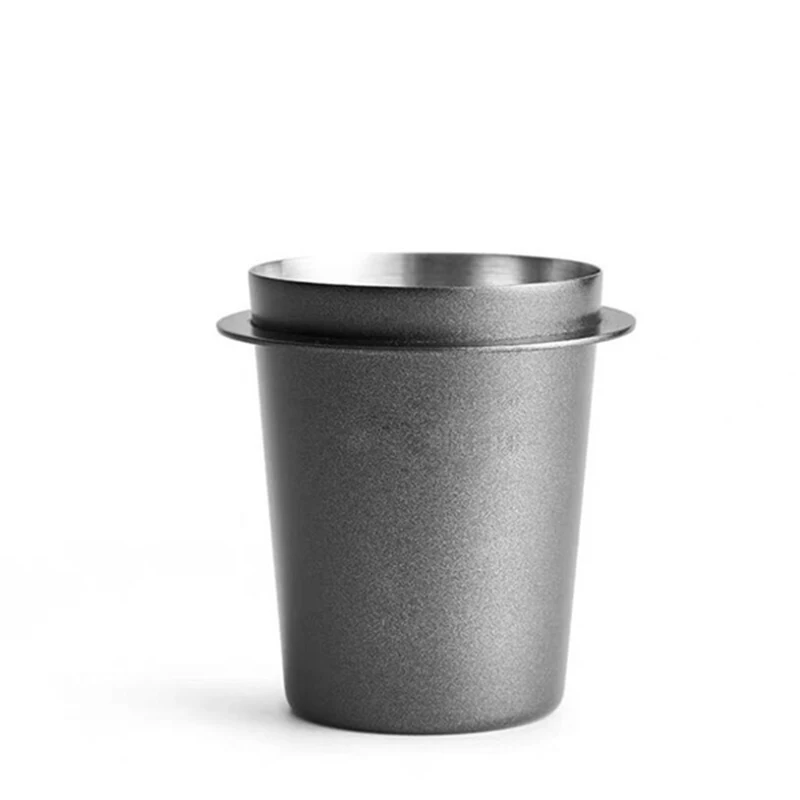 Stainless Steel Dosing Cup Coffee Sniffing Mug Powder Feeder for Espresso Machine Portafilter Coffee Tamper(54mm Black)
Stainless Steel Dosing Cup Coffee Sniffing Mug Powder Feeder for Espresso Machine Portafilter Coffee Tamper(54mm Black)