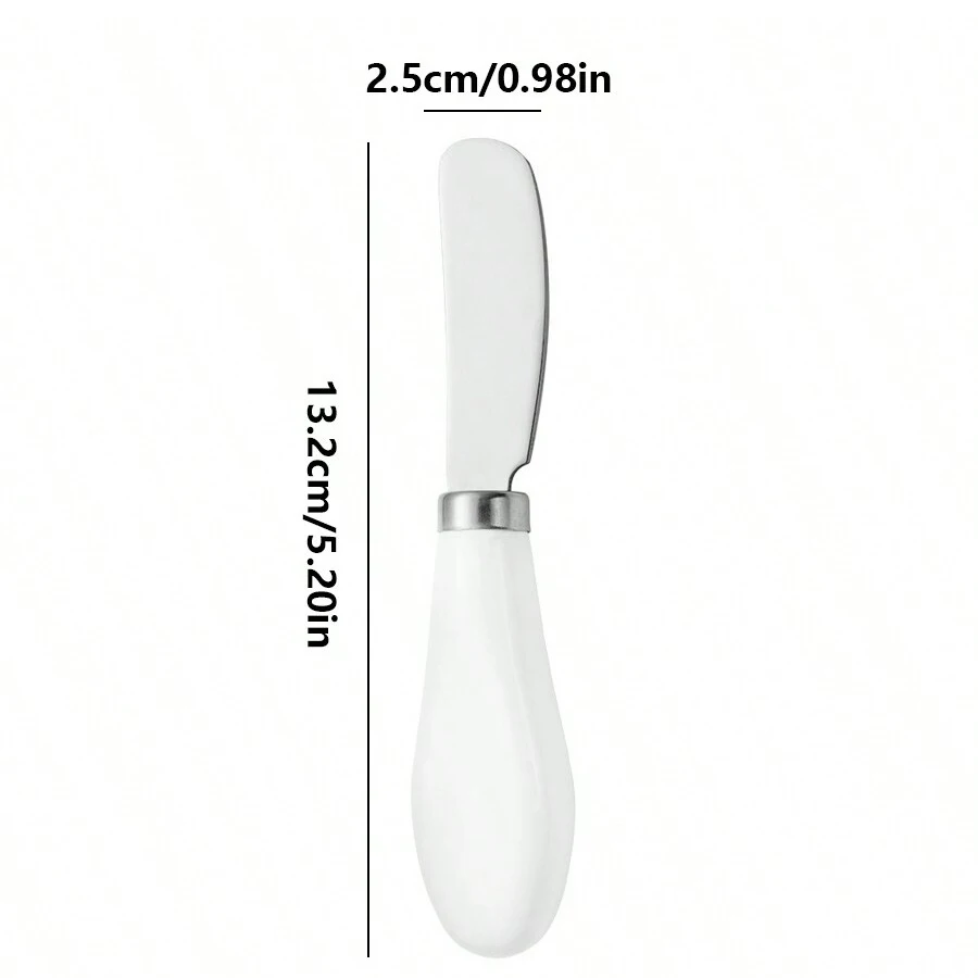 Нож для сыра из нержавеющей стали с керамической ручкой
Нож для сыра из нержавеющей стали с керамической ручкой