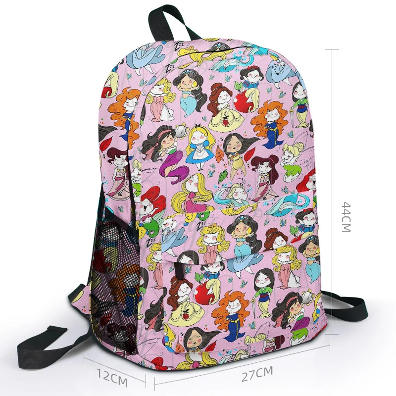 Disney Snow White Alice Elsa Mulan Backpack Fashion Leisure Outdoor Travel Cartoon Cute Student Outdoor Travel School Bag
Disney Snow White Alice Elsa Mulan Backpack Fashion Leisure Outdoor Travel Cartoon Cute Student Outdoor Travel School Bag