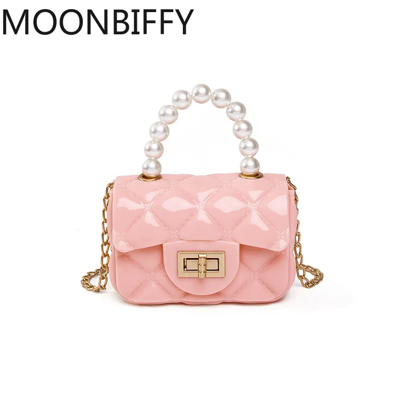 Lady Girls Women Mini Shoulder Bag Parent-child Crossbody Messenger Children Kids Pearl Chain Handle Handbag 2022 New Handbags
Lady Girls Women Mini Shoulder Bag Parent-child Crossbody Messenger Children Kids Pearl Chain Handle Handbag 2022 New Handbags