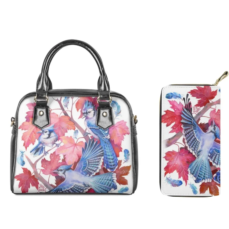 Twoheartsgirl Vintage Bird Printed Ladies Shoulder Bag Set Girl Shopping Top-handle Bags Casual Totes PU Handbags Purse Sleeve
Twoheartsgirl Vintage Bird Printed Ladies Shoulder Bag Set Girl Shopping Top-handle Bags Casual Totes PU Handbags Purse Sleeve