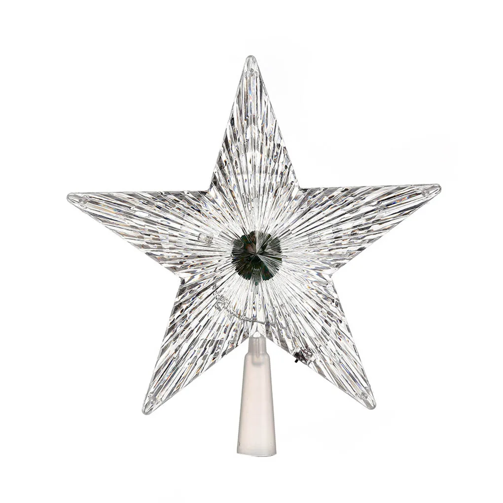 Color Changing LED Light Up Star Christmas Tree Topper Xmas Decoration Multi Color LED Light
Color Changing LED Light Up Star Christmas Tree Topper Xmas Decoration Multi Color LED Light