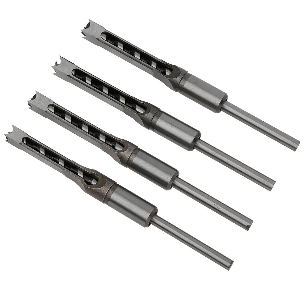 4Pcs Square Hole Drill Bits Woodworking Bearing Steel Wood Drilling Tools Set 11‑12.7mm Square
4Pcs Square Hole Drill Bits Woodworking Bearing Steel Wood Drilling Tools Set 11‑12.7mm Square