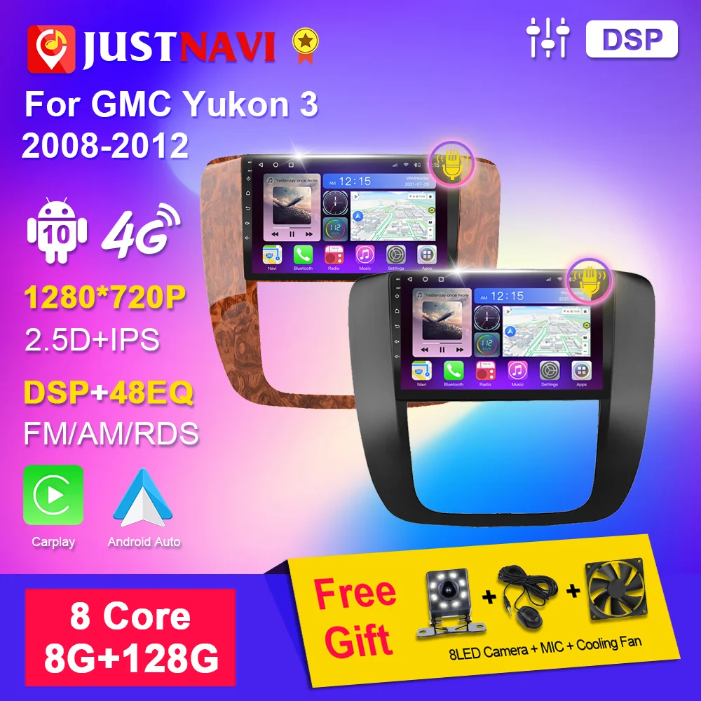 Автомагнитола JUSTNAVI для GMC Yukon 3 2008-2012 Android 10,0 мультимедийный плеер аудио Carplay Стерео GPS навигация Авто No 2din DVD
Автомагнитола JUSTNAVI для GMC Yukon 3 2008-2012 Android 10,0 мультимедийный плеер аудио Carplay Стерео GPS навигация Авто No 2din DVD