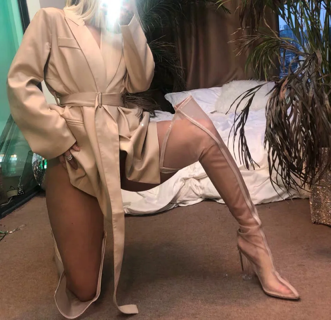 Ladies lemon green summer chunky heel boots mesh sheer boots orange thigh boots sexy pointed toe chunky heel boots plus size 48
Ladies lemon green summer chunky heel boots mesh sheer boots orange thigh boots sexy pointed toe chunky heel boots plus size 48