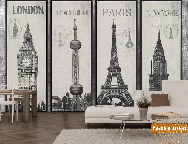 Custom Tower Collection Wallpaper Mural London Big Ben Paris Eiffel Tower New York Sofa Bedroom Living Room Cafe Bar Restaurant
Custom Tower Collection Wallpaper Mural London Big Ben Paris Eiffel Tower New York Sofa Bedroom Living Room Cafe Bar Restaurant