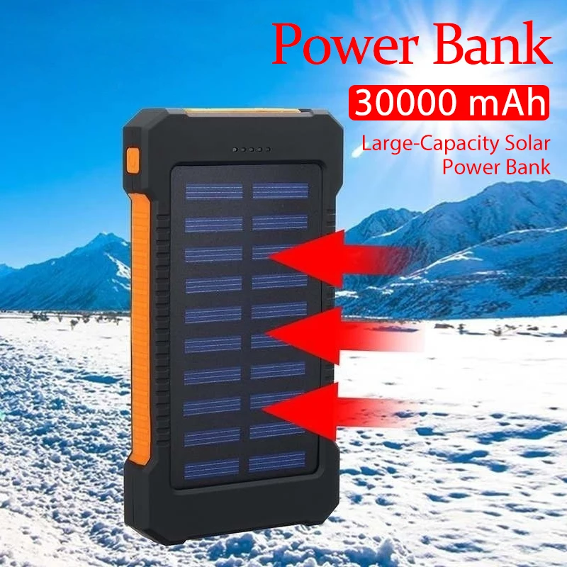 30000mah Solar Charger Portable LED Outdoor Power Bank with Charging Cable for Fast Charging External Battery for Android Iphone
30000mah Solar Charger Portable LED Outdoor Power Bank with Charging Cable for Fast Charging External Battery for Android Iphone
