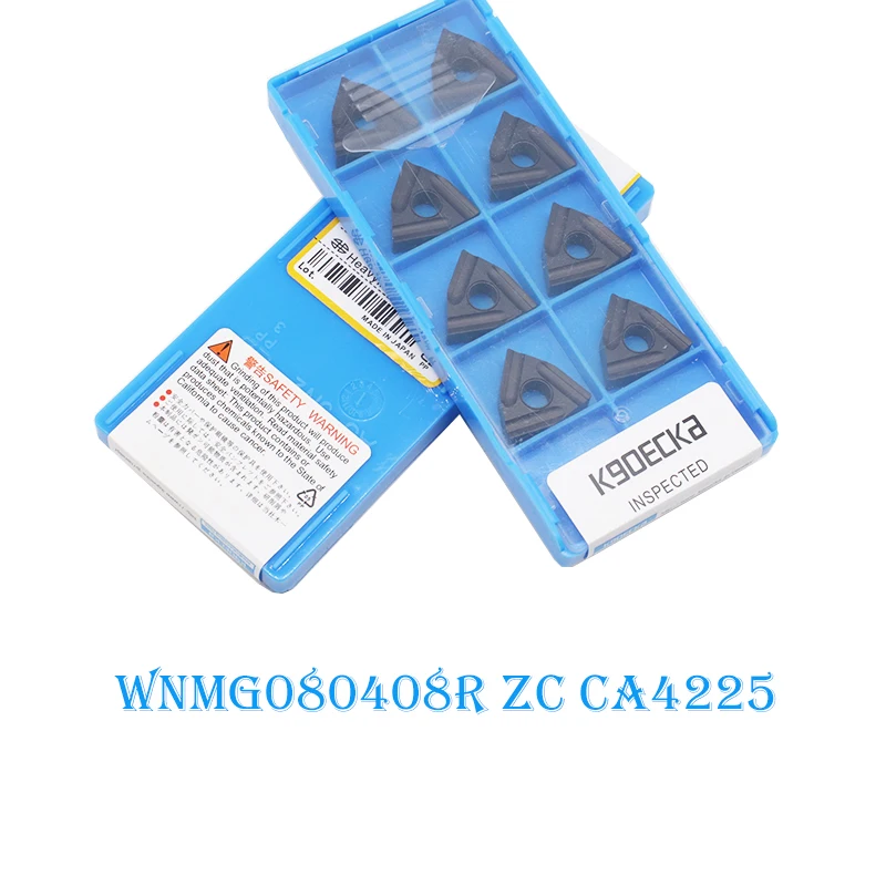 10PCS WNMG080404R WNMG080408R ZC CA4225 High Quality Carbide Insert CNC lathe External Turning Tool Insert For Steel
10PCS WNMG080404R WNMG080408R ZC CA4225 High Quality Carbide Insert CNC lathe External Turning Tool Insert For Steel