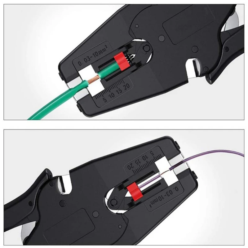 Hand Operated Tools Self-Adjusting Insulation Wire Stripper Cable Scissors 0.03-10mm²/0.2-6mm Cutter
Hand Operated Tools Self-Adjusting Insulation Wire Stripper Cable Scissors 0.03-10mm²/0.2-6mm Cutter