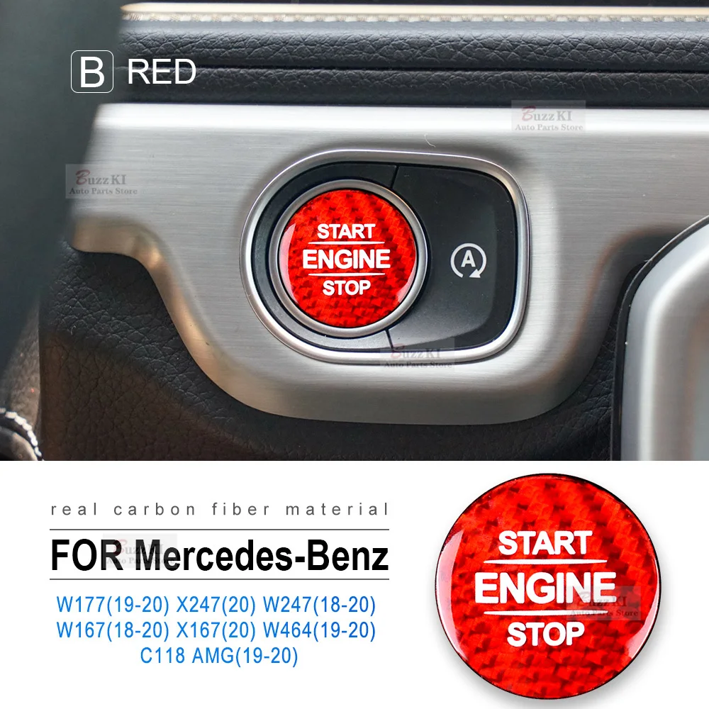 Наклейка на кнопку запуска двигателя из углеродного волокна для Mercedes Benz W177 GLB X247 W247 GLE W167 GLS X167 W464 CLA C118 AMG, аксессуары
Наклейка на кнопку запуска двигателя из углеродного волокна для Mercedes Benz W177 GLB X247 W247 GLE W167 GLS X167 W464 CLA C118 AMG, аксессуары