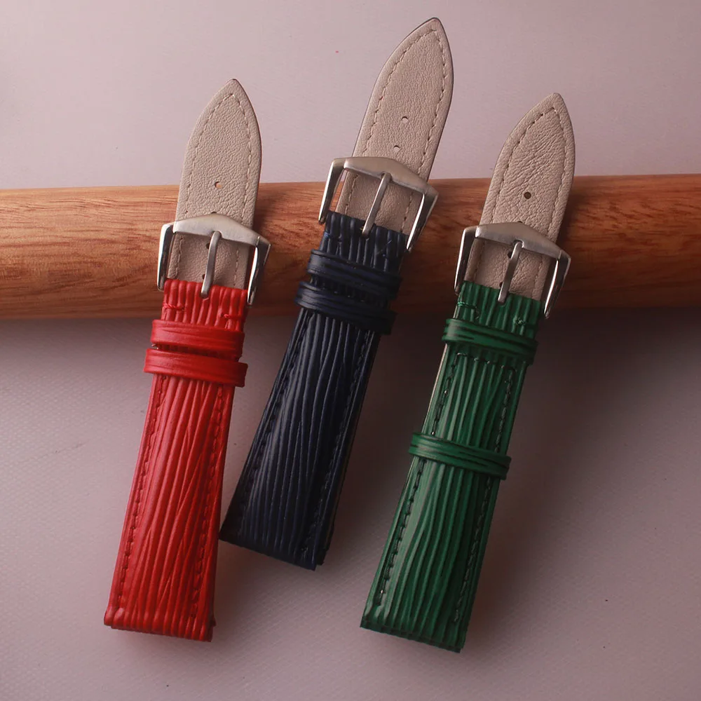 Watchbands Cowhide Genuine leather bracelet 20mm 22mm Wristwatch strap mens Silver buckle Soft Watch Accessories Green Red Blue
Watchbands Cowhide Genuine leather bracelet 20mm 22mm Wristwatch strap mens Silver buckle Soft Watch Accessories Green Red Blue
