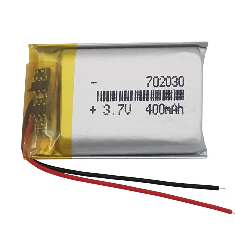 1PCS 3.7V polymer lithium battery 3.7V 400mAh 702030 for Bluetooth speaker MP3 point reading pen rechargeable
1PCS 3.7V polymer lithium battery 3.7V 400mAh 702030 for Bluetooth speaker MP3 point reading pen rechargeable