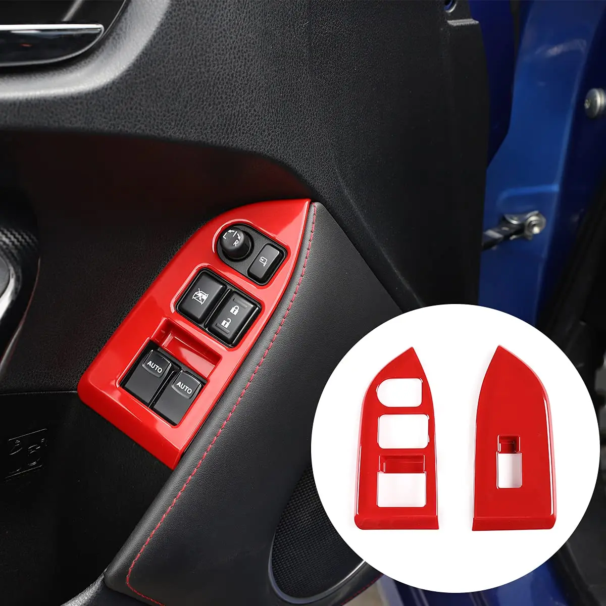 for Toyota 86 & for Subaru BRZ 2014-2020 Car Window Glass Lifter Switch Button Frame Cover Trim Auto Modified Parts (Red)
for Toyota 86 & for Subaru BRZ 2014-2020 Car Window Glass Lifter Switch Button Frame Cover Trim Auto Modified Parts (Red)