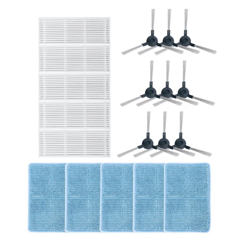 19Pcs Replacement Parts for Midea R1-L083B/R1-L085B Robot Vacuum Cleaner Washable Side Brush Mop Cloth HEPA Filter A
19Pcs Replacement Parts for Midea R1-L083B/R1-L085B Robot Vacuum Cleaner Washable Side Brush Mop Cloth HEPA Filter A