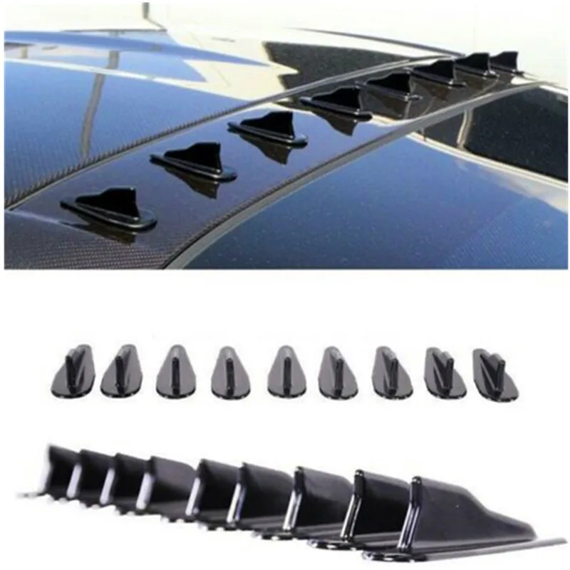 10PCS Universal Shark Fin Diffuser Vortex Generator Car Wing Roof Spoiler Bumper Shark Fin Carbon Fiber Tail Generator
10PCS Universal Shark Fin Diffuser Vortex Generator Car Wing Roof Spoiler Bumper Shark Fin Carbon Fiber Tail Generator