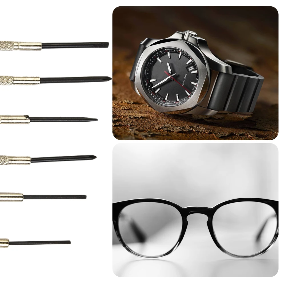 Nutdrivers Screwdriver Repairing 6pcs Cross Slotted Head Electronic For Watch Glasses Hand Tools Jewelry Non-Slip
Nutdrivers Screwdriver Repairing 6pcs Cross Slotted Head Electronic For Watch Glasses Hand Tools Jewelry Non-Slip