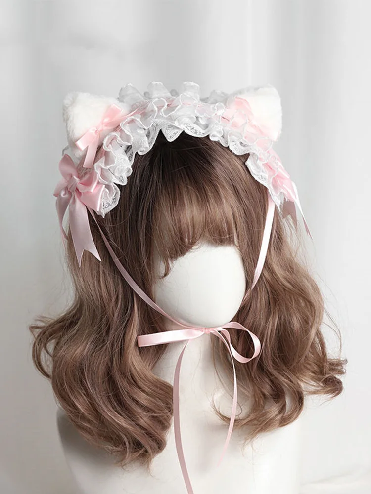 CON 7 Colors Kawaii Cat Ears Headband Cosplay Anime Party Costume Bow Pretty Lolita Costume Headband
CON 7 Colors Kawaii Cat Ears Headband Cosplay Anime Party Costume Bow Pretty Lolita Costume Headband