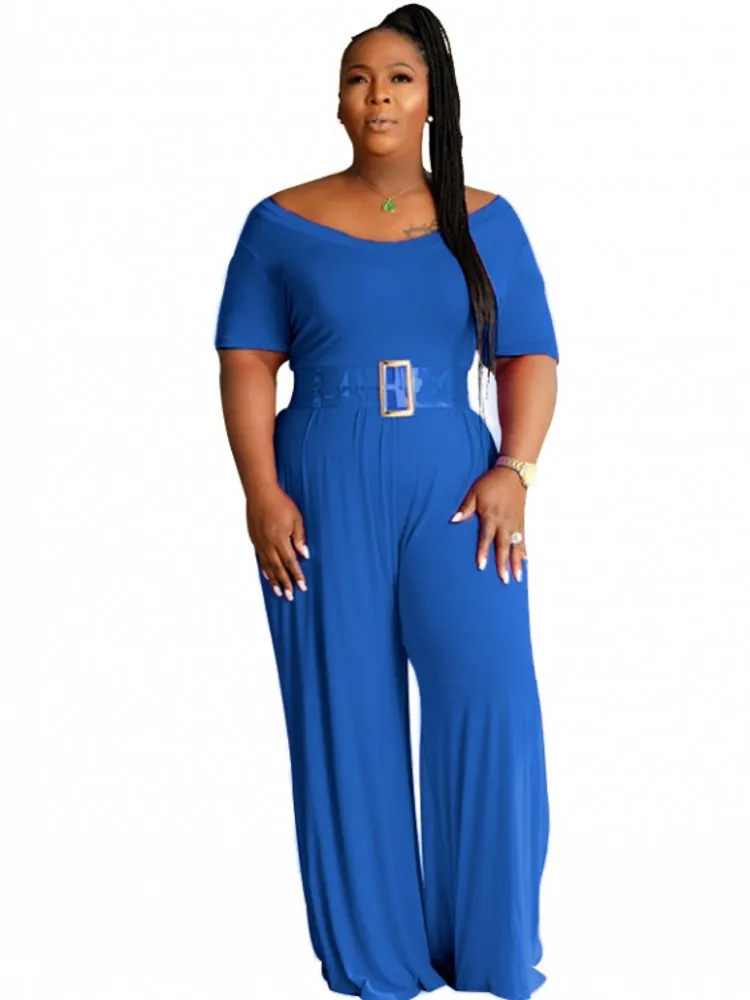 Wide Leg Pants Jumpsuit Women Half Sleeve O Neck Rompers Bodysuit Summer New Solid Loose Casual Straight Overalls Jumpsuit 2022
Wide Leg Pants Jumpsuit Women Half Sleeve O Neck Rompers Bodysuit Summer New Solid Loose Casual Straight Overalls Jumpsuit 2022