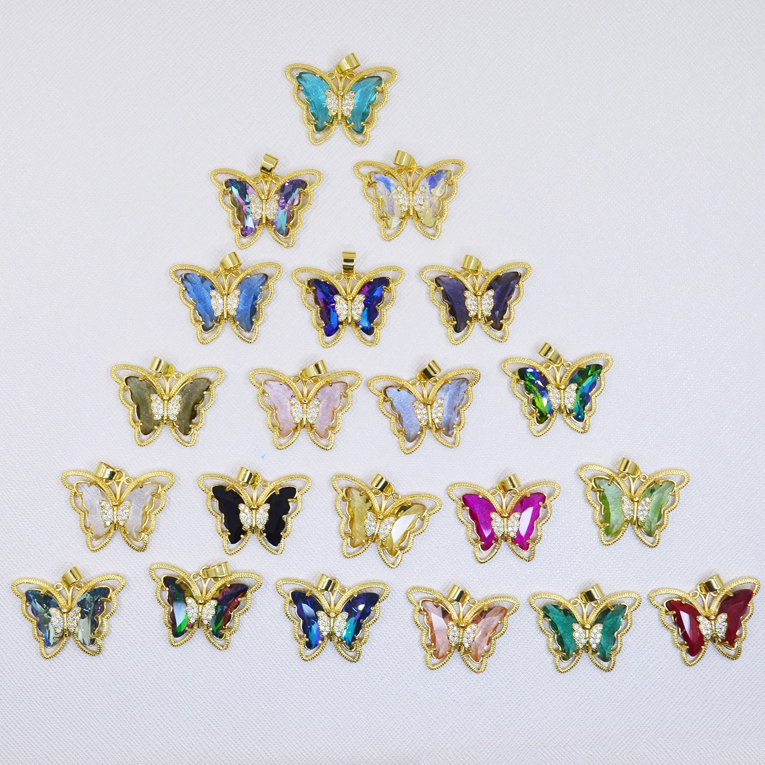Charms for Jewelry Making Color Butterfly Metal Frame Tiny Zircon Pendant Clasp Chain Connection Diy Earrings Necklace Bracelet
Charms for Jewelry Making Color Butterfly Metal Frame Tiny Zircon Pendant Clasp Chain Connection Diy Earrings Necklace Bracelet