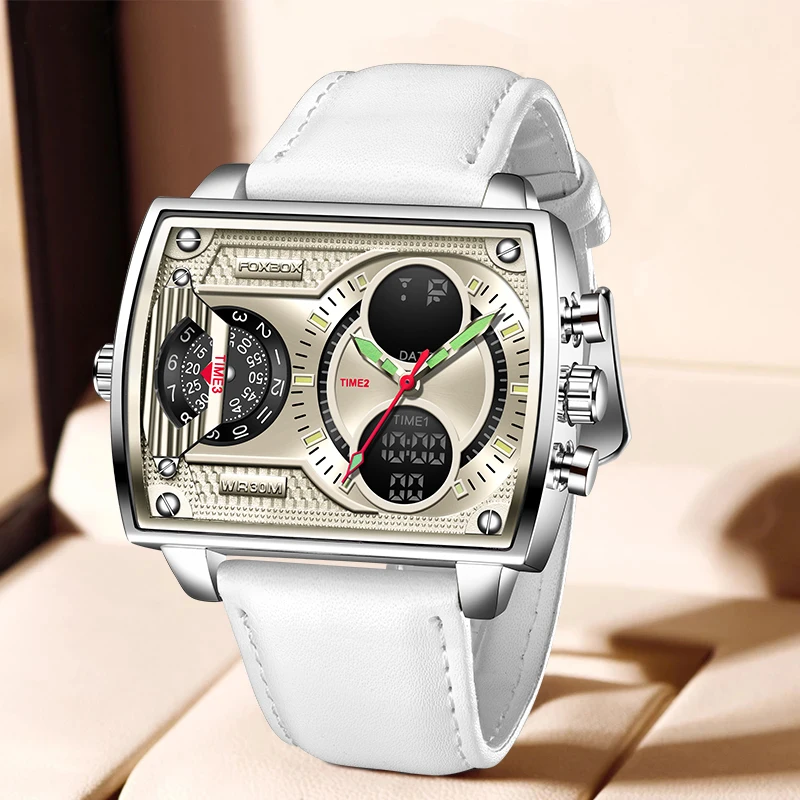 LIGE New Fashion Mens Watch Top Brand Luxury Waterproof Quartz Square Wrist Watches for Men Sports Leather Multi Time Zone Clock
LIGE New Fashion Mens Watch Top Brand Luxury Waterproof Quartz Square Wrist Watches for Men Sports Leather Multi Time Zone Clock