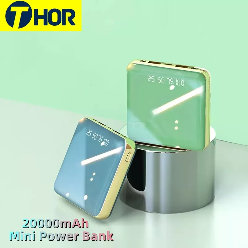 2023New 20000mAh Mini Power Bank for Xiaomi Mi iPhone 12 Pro Huawei Samsung Mini Poverbank Portable External Battery Charger Pow
2023New 20000mAh Mini Power Bank for Xiaomi Mi iPhone 12 Pro Huawei Samsung Mini Poverbank Portable External Battery Charger Pow