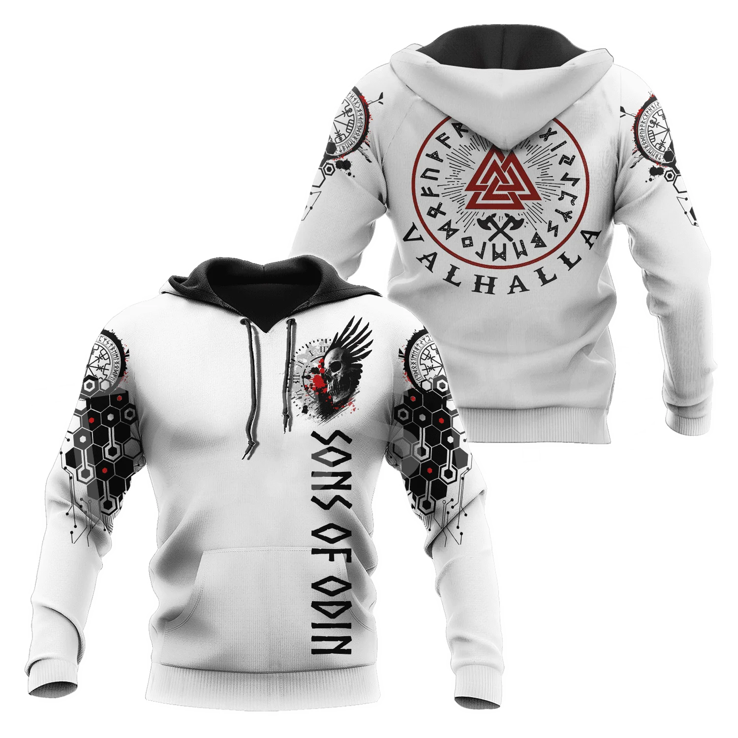 Tessffel Vikings Tattoo Warriors Nordic Odin God Retro Tracksuit Streetwear 3DPrint Men/Women Harajuku Casual Funny Hoodies X6
Tessffel Vikings Tattoo Warriors Nordic Odin God Retro Tracksuit Streetwear 3DPrint Men/Women Harajuku Casual Funny Hoodies X6