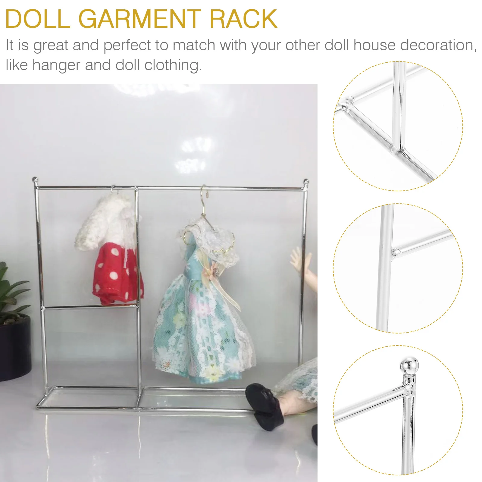 Rack Clothes Clothing Dress Garment Holder Hangers Mini Pet Miniature Hanger Metalcat Dog Coat Furniturehanging Shelf Storage
Rack Clothes Clothing Dress Garment Holder Hangers Mini Pet Miniature Hanger Metalcat Dog Coat Furniturehanging Shelf Storage