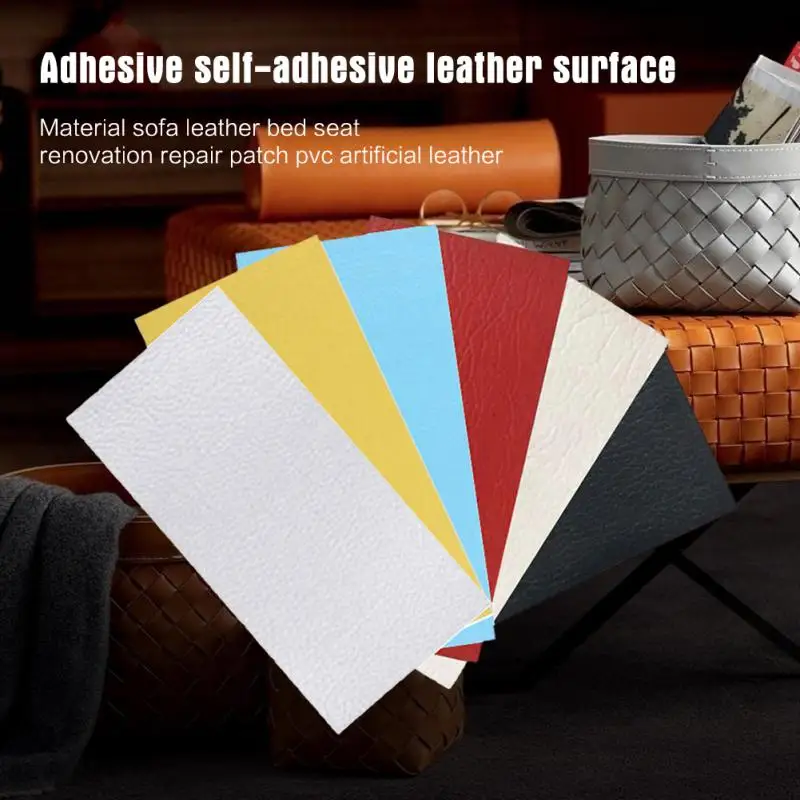 Self Adhesive Leather Fix Repair Patch Stick-on Sofa Repairing Subsidies Artificial Leather PU Fabric Stickers Patches Scrapbook
Self Adhesive Leather Fix Repair Patch Stick-on Sofa Repairing Subsidies Artificial Leather PU Fabric Stickers Patches Scrapbook