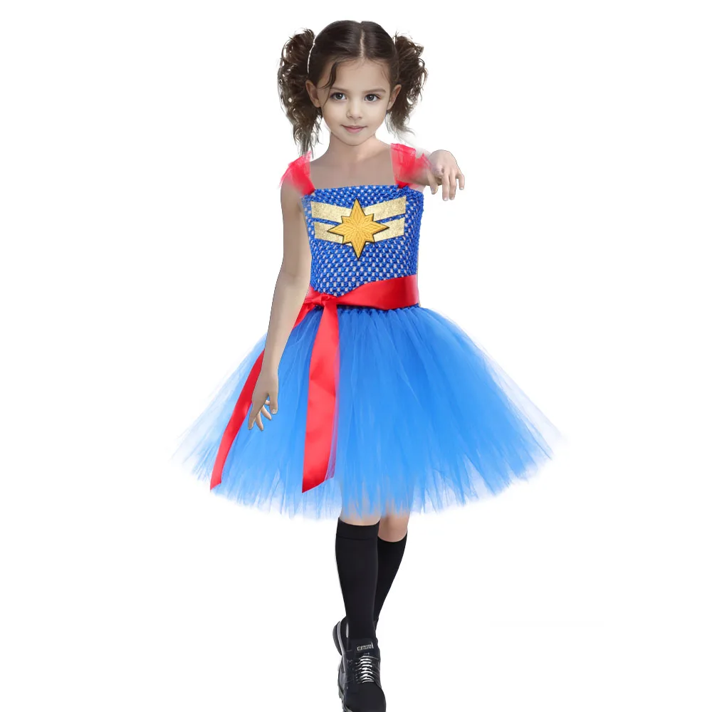 Ms Marvel Girls Costume Tutu Dress Superhero Kids Party Dresses Toddler Baby Birthday Outfit Girls Tulle Dress Carnival Costume
Ms Marvel Girls Costume Tutu Dress Superhero Kids Party Dresses Toddler Baby Birthday Outfit Girls Tulle Dress Carnival Costume