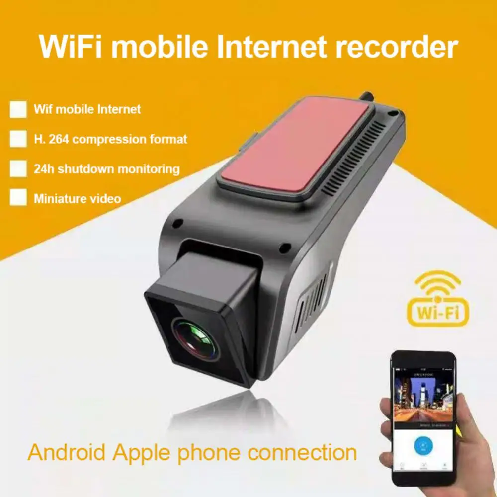 WiFi 1080P Night DVR DVR/Dash Camera 8G/16G/32G/64G/128G Driving Recorder Wifi Mobile Internet Recoder Camera
WiFi 1080P Night DVR DVR/Dash Camera 8G/16G/32G/64G/128G Driving Recorder Wifi Mobile Internet Recoder Camera