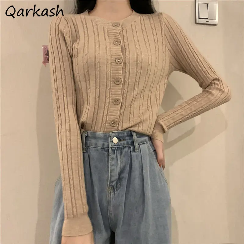 Cardigan Women Sweater Spring Knitting Cropped Skinny Long Sleeve Solid Simple Single Breasted Casual Fashion Retro Aesthetic
Cardigan Women Sweater Spring Knitting Cropped Skinny Long Sleeve Solid Simple Single Breasted Casual Fashion Retro Aesthetic
