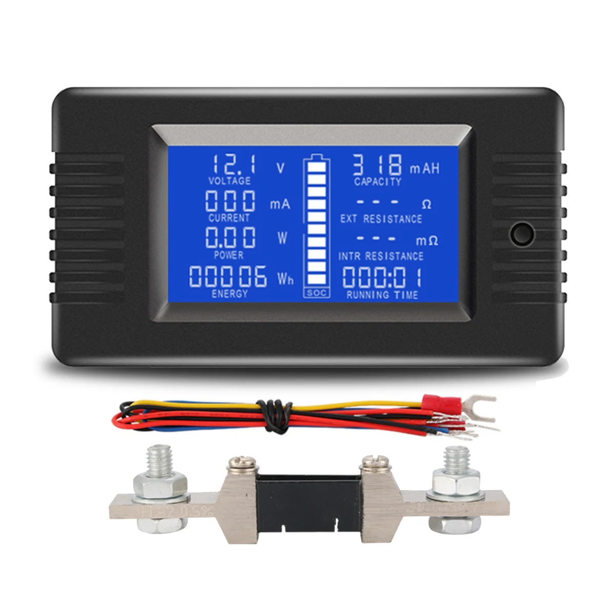PZEM015 Digital DC 0-200V Voltage Current with 200A Shunt Car Battery Tester Voltage Meter Monitor 12V 24V 48V
PZEM015 Digital DC 0-200V Voltage Current with 200A Shunt Car Battery Tester Voltage Meter Monitor 12V 24V 48V