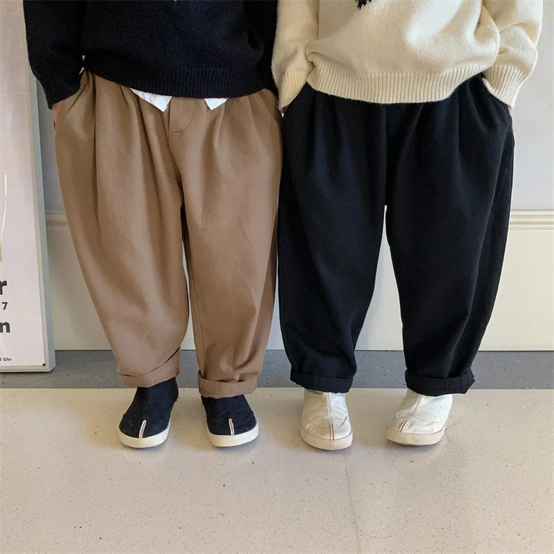 Spring Autumn Unisex 3 colors loose casual trousers 2-7 years Boys Girls Washed cotton all-match pants
Spring Autumn Unisex 3 colors loose casual trousers 2-7 years Boys Girls Washed cotton all-match pants