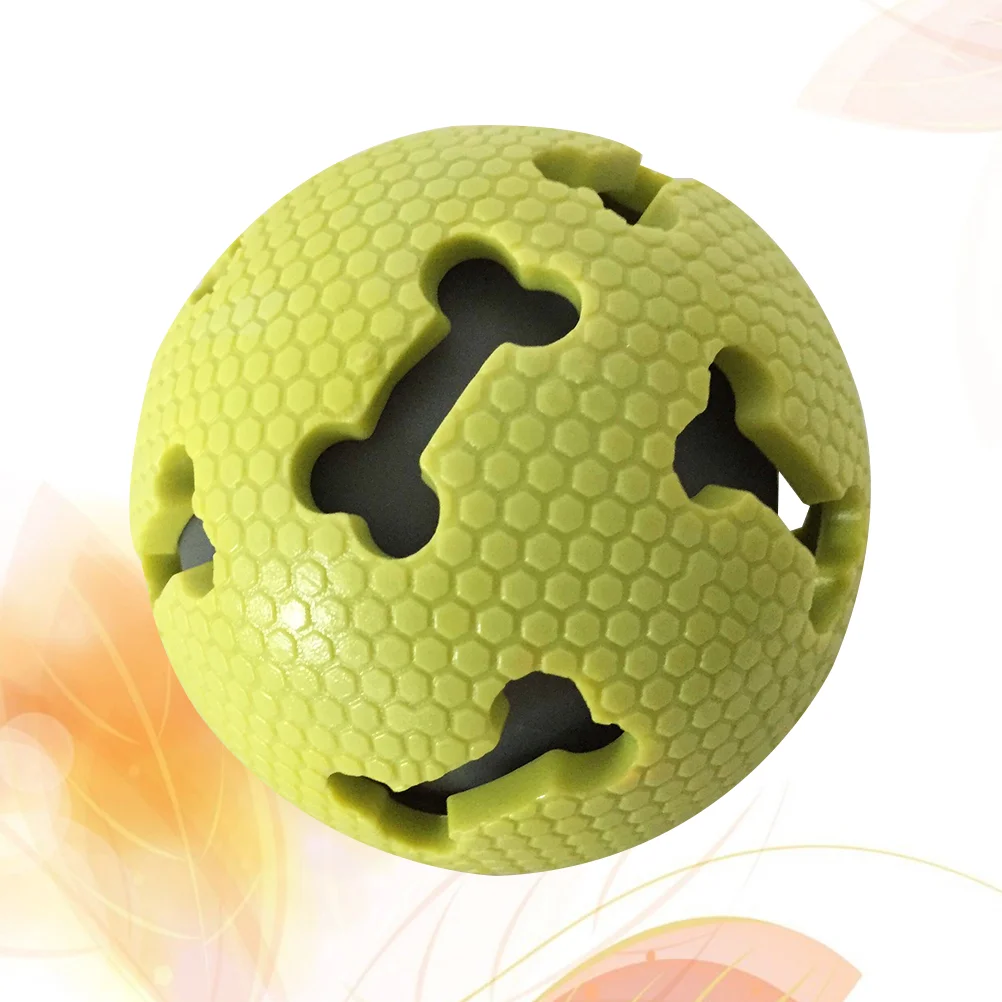 Pet Dog Molar Sound Squeaker Oblive Green Bone Pattern Balls for Pet Puppy Dog Teeth Training Supplies Size
Pet Dog Molar Sound Squeaker Oblive Green Bone Pattern Balls for Pet Puppy Dog Teeth Training Supplies Size