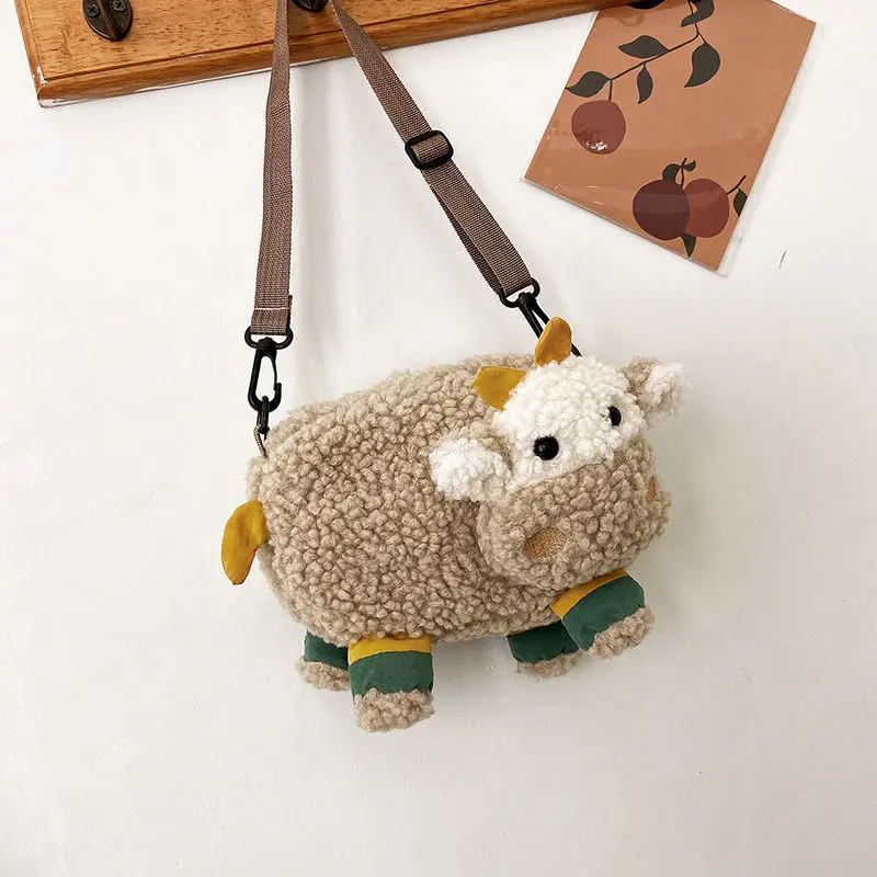 Kawaii Lamb Sheep Plush Shoulder Bag Handbag Tote Large Capacity Embroidery Shopper Bags Cute Bag for Girls
Kawaii Lamb Sheep Plush Shoulder Bag Handbag Tote Large Capacity Embroidery Shopper Bags Cute Bag for Girls