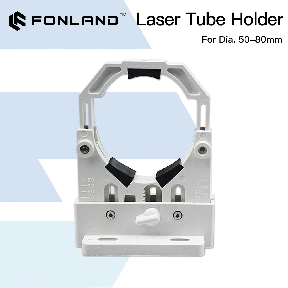 FONLAND CO2 Laser Tube Holder Support Mount Flexible Plastic 50-80mm for 50-180W Laser Engraving Cutting Machine
FONLAND CO2 Laser Tube Holder Support Mount Flexible Plastic 50-80mm for 50-180W Laser Engraving Cutting Machine