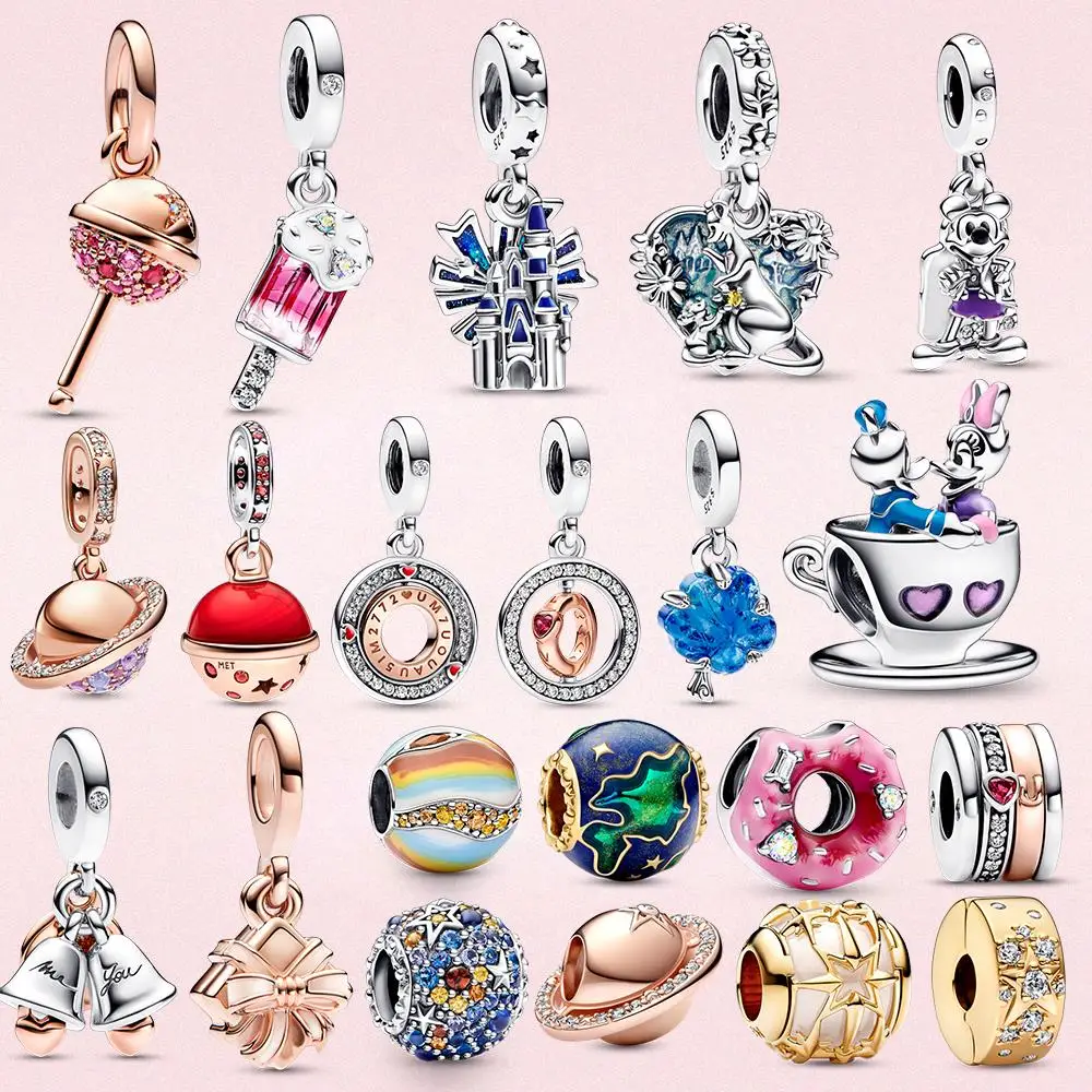 925 Silver Charm Eternal Love Beads Rose Gold Pendant Suitable for Original Bracelets Pandora Jewelry Ladies Sparkling Love Gift
925 Silver Charm Eternal Love Beads Rose Gold Pendant Suitable for Original Bracelets Pandora Jewelry Ladies Sparkling Love Gift