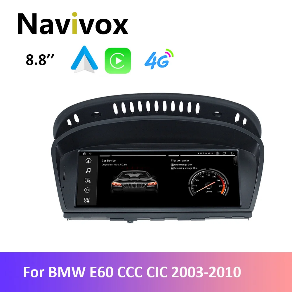 Navivox 8.8'' E60 Android Car Radio Carplay IPS for BMW 3/5 Series E60 E61 E63 E64 E90 E91 E92 CCC/CIC GPS Navigation 4+64GB
Navivox 8.8'' E60 Android Car Radio Carplay IPS for BMW 3/5 Series E60 E61 E63 E64 E90 E91 E92 CCC/CIC GPS Navigation 4+64GB