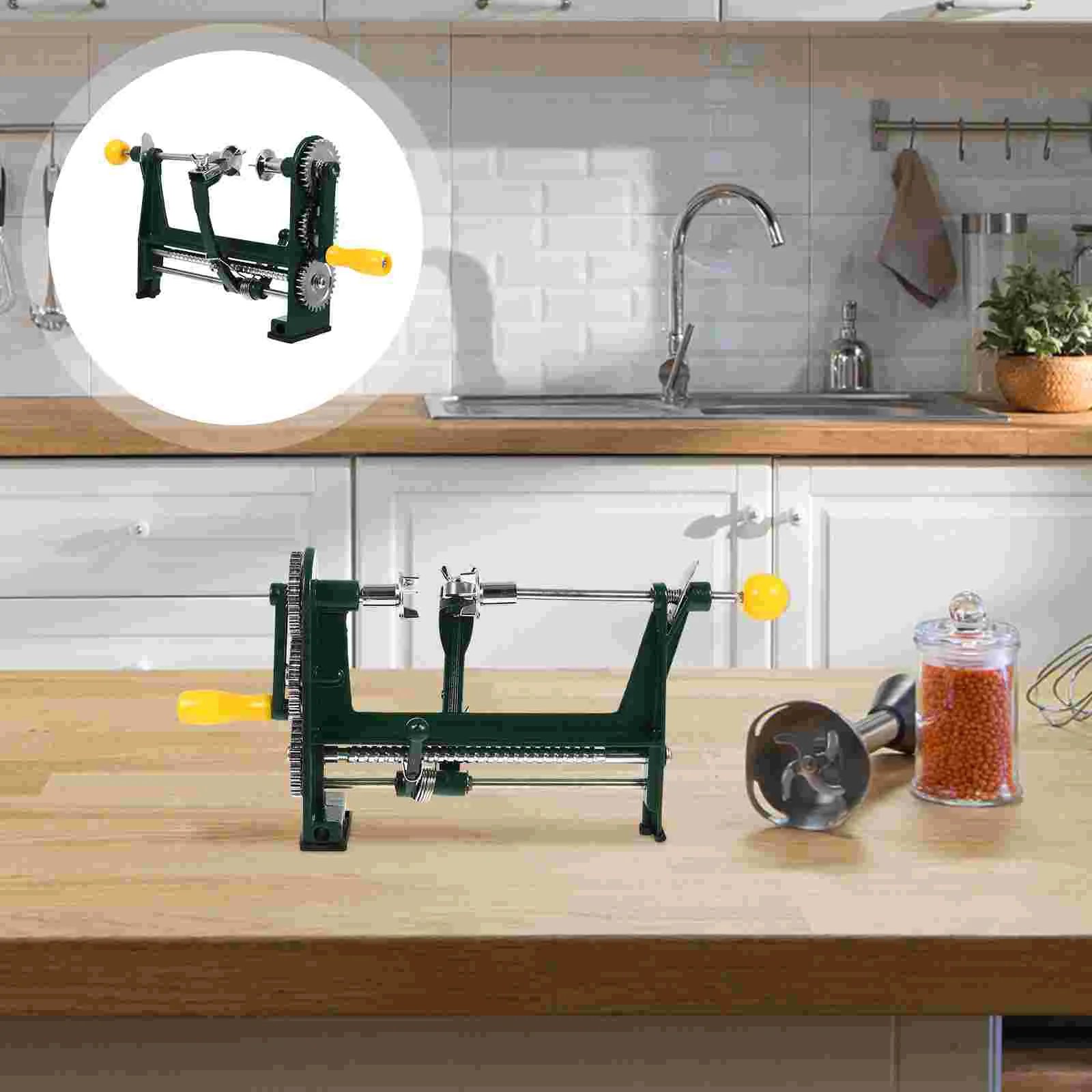 1PC Alloy Peelers Orange Peeler Hand- cranked peeler Peeler Slicer Corer Durable Heavy Duty Alloy Peeler Cabbage cutting Manual
1PC Alloy Peelers Orange Peeler Hand- cranked peeler Peeler Slicer Corer Durable Heavy Duty Alloy Peeler Cabbage cutting Manual