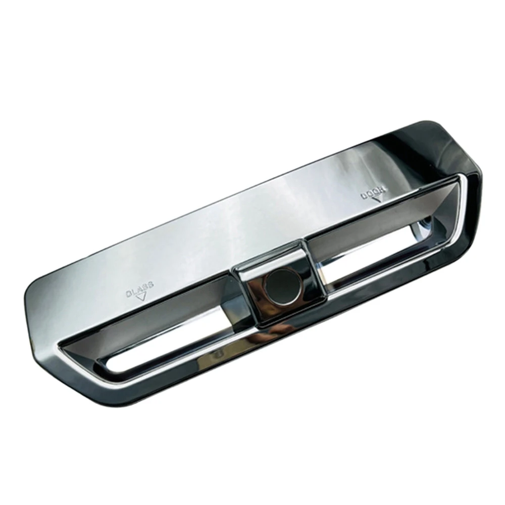 

Car Chrome ABS Rear Trunk Tailgate Door Grab Handle Bowl Decoration Cover Trim for Ford Bronco 2021 2022