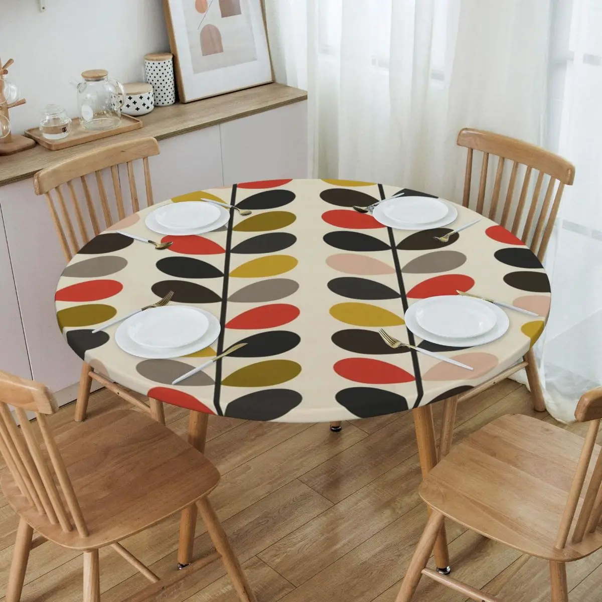 Круглая водостойкая маслостойкая Скатерть Orla Kiely с несколькими стеблями, подложка, эластичный чехол для стола, Цветочная абстрактная скатерть для стола
Круглая водостойкая маслостойкая Скатерть Orla Kiely с несколькими стеблями, подложка, эластичный чехол для стола, Цветочная абстрактная скатерть для стола