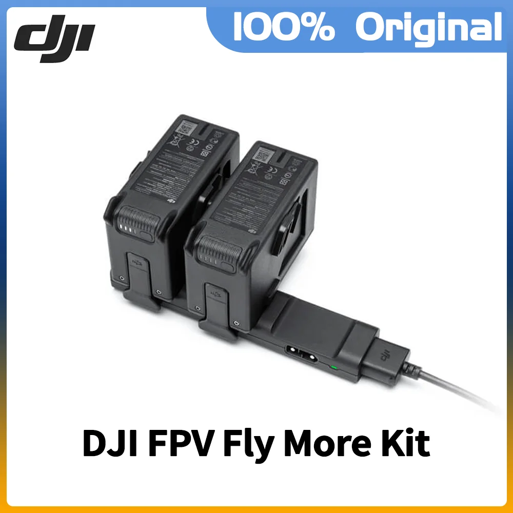 Дрон DJI FPV Fly More Kit с двумя интеллектуальными летными аккумуляторами и зарядным устройством DJI FPV
Дрон DJI FPV Fly More Kit с двумя интеллектуальными летными аккумуляторами и зарядным устройством DJI FPV