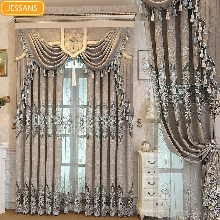 2021 new style luxury Curtains for Living Room Bedroom Chenille Curtain Shading Embroidered Curtain Cloth Wholesale Spot
2021 new style luxury Curtains for Living Room Bedroom Chenille Curtain Shading Embroidered Curtain Cloth Wholesale Spot